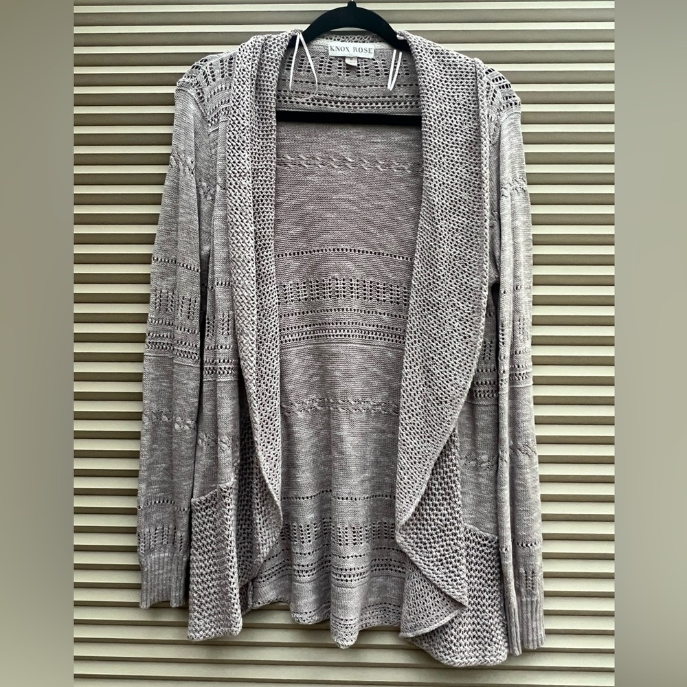 Woman’s Knox Rose Sweater “Duster” Size MEDIUM EUC